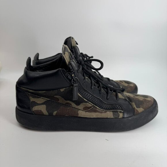 giuseppe-zanotti Other - GIUSEPPE ZANOTTI Kriss mid top army style sneakers Size 44 US 11